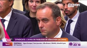 Syndicats : l'aveu de faiblesse de Sébastien Lecornu