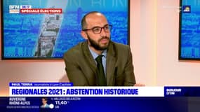 Régionales en Auvergne-Rhône-Alpes: pour Paul Terra, journaliste à Lyon Capitale, "la peur du virus ne permet pas d'expliquer" l'abstention record