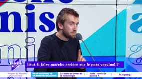 Pass vaccinal ou immunité collective ? "La meilleure manière d'atteindre l'immunité collective, c'est qu'on soit tous vaccinés" estime Hadrien Mathoux.