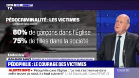 Jean-Marc Sauvé sur la pédophilie dans l'Église: "Il y a une concentration massive sur les 10-13 ans, c'est absolument spectaculaire"