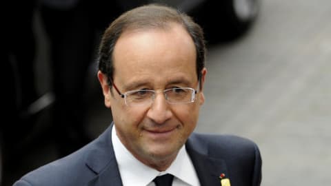 Le président de la République François Hollande