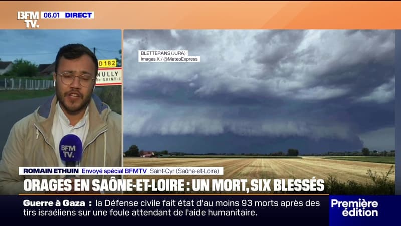Orages: au moins un mort et six blessés, dont plusieurs dans des états graves