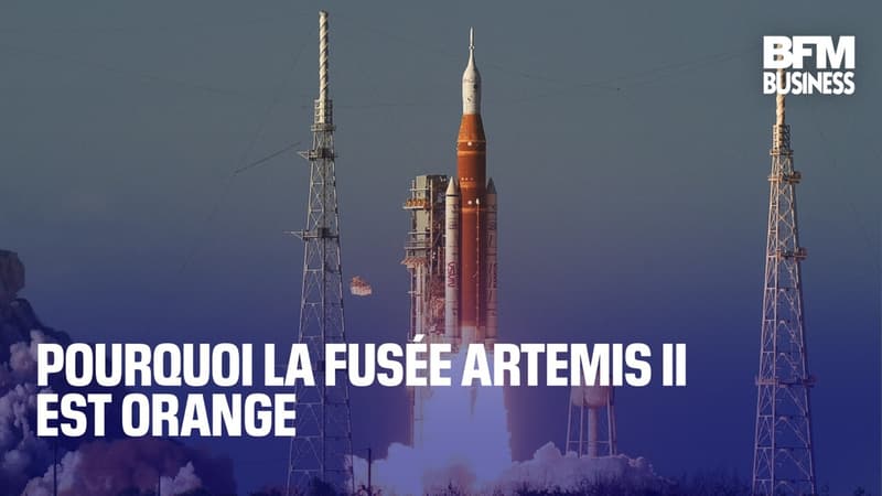 Pourquoi la fusée Artemis II est orange