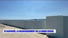 Saint-Raphaël: le rehaussement de la digue divise
