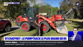 Saint-Chaffrey: le chantier du plus grand pumptrack des Hautes-Alpes bientôt terminé