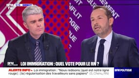 "L'immigration pose des problèmes qui sont en dehors de l'ordinaire pour la classe politique et pour les Français", Sébastien Chenu - 19/11