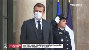 "J'ai très envie d'emmerder les non-vaccinés", Emmanuel Macron a-t-il raison ? - 05/01