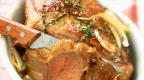 Le gigot d'agneau est très consommé au moment de Pâques.