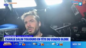 Vendée Globe: le skippeur normand Charlie Dalin toujours en tête