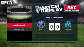 PSG-OM (0-0): le Match Replay avec le son RMC Sport