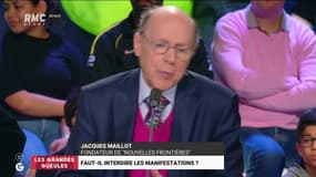 Interdire les manifestations : "Le seul argument pour les interdire, c'était d'évoquer l'état d'urgence mais là-dessus le coche a été loupé !" Jacques @Maillot_GG #GGRMC