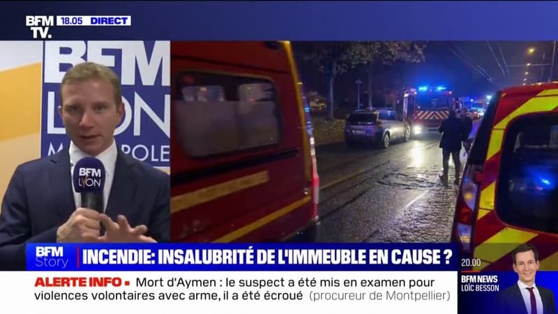 Incendie à Vaulx-en-Velin: "À peu près 80 logements seront proposés à ces 38 familles", affirme Alexandre Vincendet