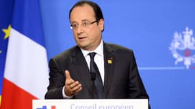 François Hollande à Bruxelles, en Belgique ce jeudi.