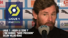 Ligue 1 : Viser le titre ? L'OM avance "sans pression" selon Villas-Boas