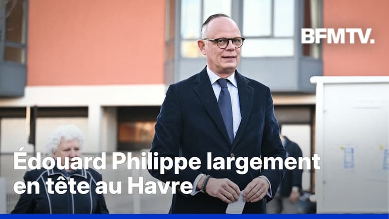 Municipales 2026: Édouard Philippe en tête du 1er tour au Havre selon les premières estimations
