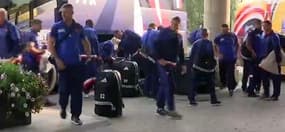 Mondial : le XV de France est à Cardiff