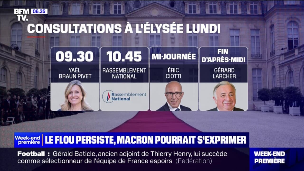 Choix du Premier ministre: Emmanuel Macron a reçu ce vendredi les ...
