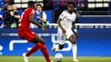 Vinicius face à Konaté lors de la finale de Ligue des champions Liverpool-Real, le 28 mai 2022