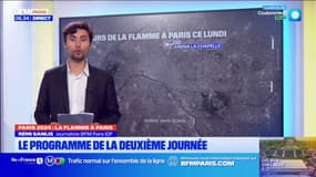 JO 2024: le parcours de la flamme à Paris ce lundi