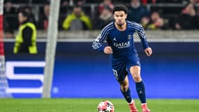 Warren Zaire-Emery lors de Stuttgart-PSG, le 29/01/2025