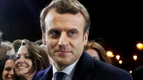 Le président-élu Emmanuel Macron, le 7 mai 2017 à Paris