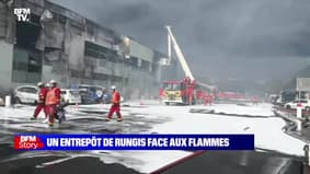 Story 1 : un entrepôt de Rungis face aux flammes - 25/09