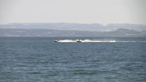 Des jet-skis en mer au large des Bouches-du-Rhône en août 2023
