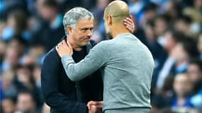 José Mourinho et Pep Guardiola