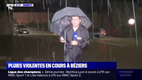 Les images du déluge qui a frappé Béziers ce mercredi matin