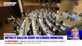 Arrêt du métro à 21h30, salle de shoot...Le Conseil municipal de Marseille se tient ce vendredi