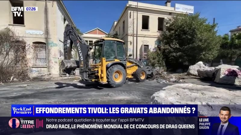 Effondrements rue de Tivoli à Marseille: des habitants dénoncent l'abandon des gravats des immeubles sur un terrain municipal