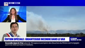 Var: "la situation n'est pas stabilisée" assure Marc-Etienne Lansade, maire de Cogolin