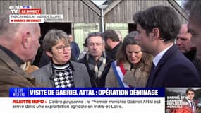  "Ça fait longtemps qu'on dit que ça va mal": Gabriel Attal échange avec des agriculteurs lors d'une visite dans une exploitation maraîchère en Indre-et-Loire