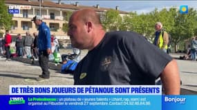 Laragne: des joueurs de haut niveau lors des nationales de pétanque 