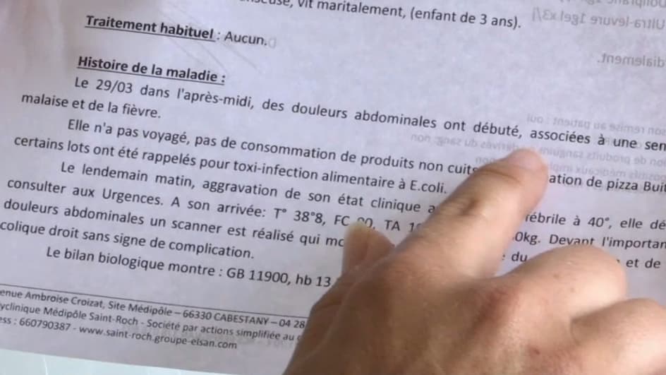 Après avoir mangé une pizza Buitoni, Christina a dû aller aux urgences