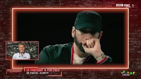 Le portrait à peu près d'Olmeta avec Jay-Z, Eminem et Emmanuel Macron (Footissime)