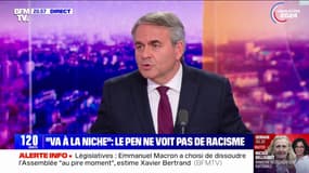 Xavier Bertrand (LR): "Il y a une autre façon de sanctionner [Emmanuel Macron] que de voter pour les extrêmes, c'est de lui imposer une cohabitation"