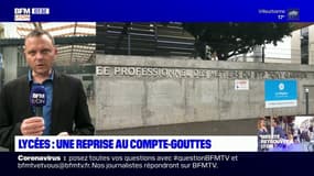 Lyon: une reprise au compte-gouttes dans les lycées