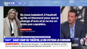 Sauf coup de théâtre, le RN votera la censure - 01/12