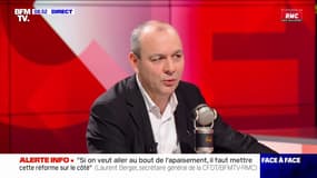 Laurent Berger (CDFT) sur les pénuries d'essence: "Il y a des perturbations, j'en suis désolé mais l'objet n'est pas de bloquer l'économie"