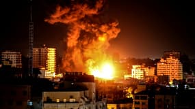 Bombardement israélien à Gaza, le 17 mai 2021