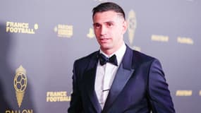 Emiliano 'Dibu' Martinez lors de la soirée du Ballon d'or 2023