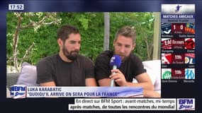 Pour les frères Karabatic, d'origine croate, France-Croatie est la finale rêvée : "On soutient les Bleus, évidemment !"