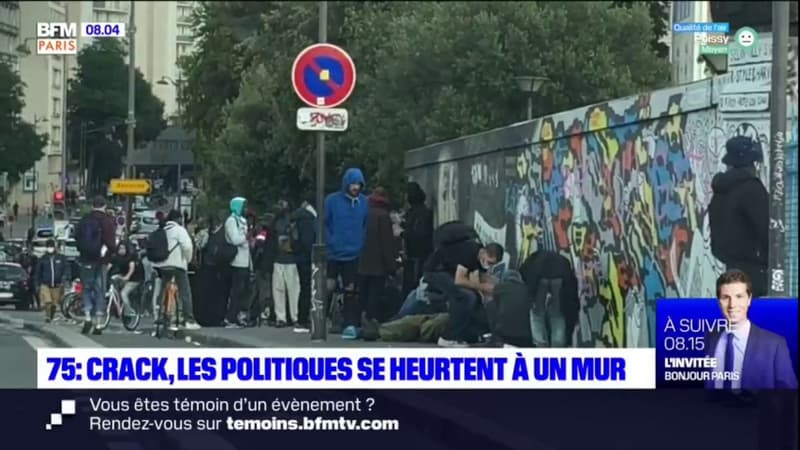 Crack à Paris: les politiques fustigent l'évacuation des toxicomanes et la construction du mur