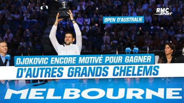 Open d'Australie : "Je n'ai pas l'intention de m'arrêter là", Djokovic veut remporter d'autres Grands Chelems