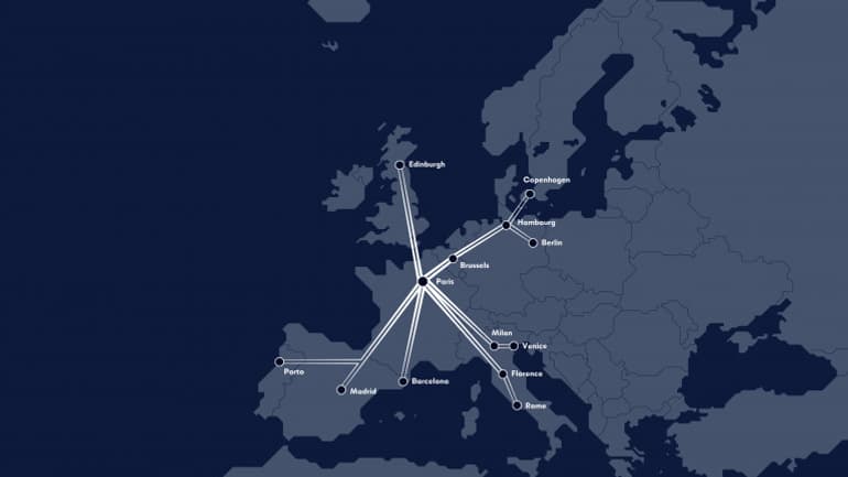 Le futur réseau de trains de nuit