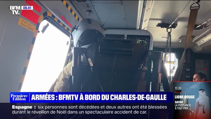 BFMTV embarque à bord du porte-avion Charles de Gaulle