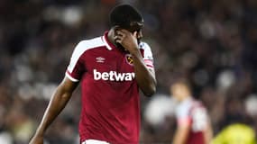 Kurt Zouma lors du match West Ham-Watford le 8 février 2022