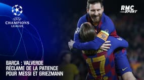 Barça : Valverde réclame de la patience pour Messi et Griezmann