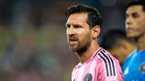Lionel Messi lors du match Inter Miami-Palmeiras (2-2, Coupe du monde des clubs), le 23 juin 2025